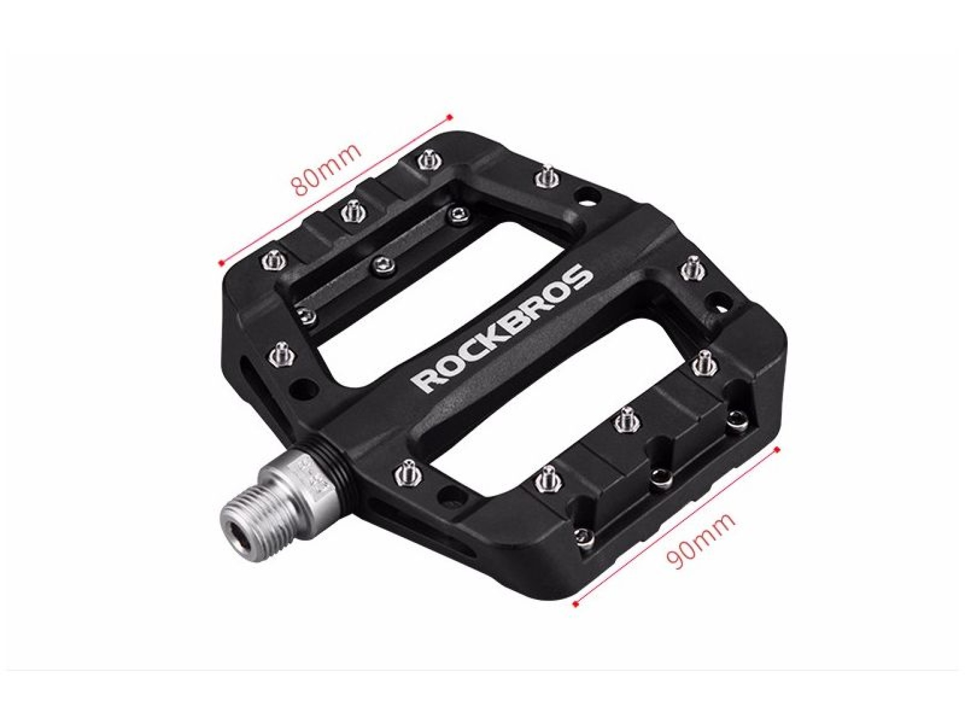 Rockbros 2017-12CBK Nylon Bicycle Pedals - Black
