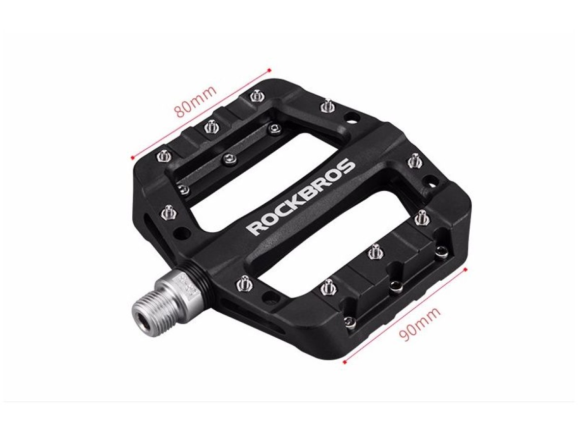 Rockbros 2017-12CBK Nylon Bicycle Pedals - Black