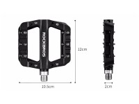 Rockbros 2017-12CBK Nylon Bicycle Pedals - Black