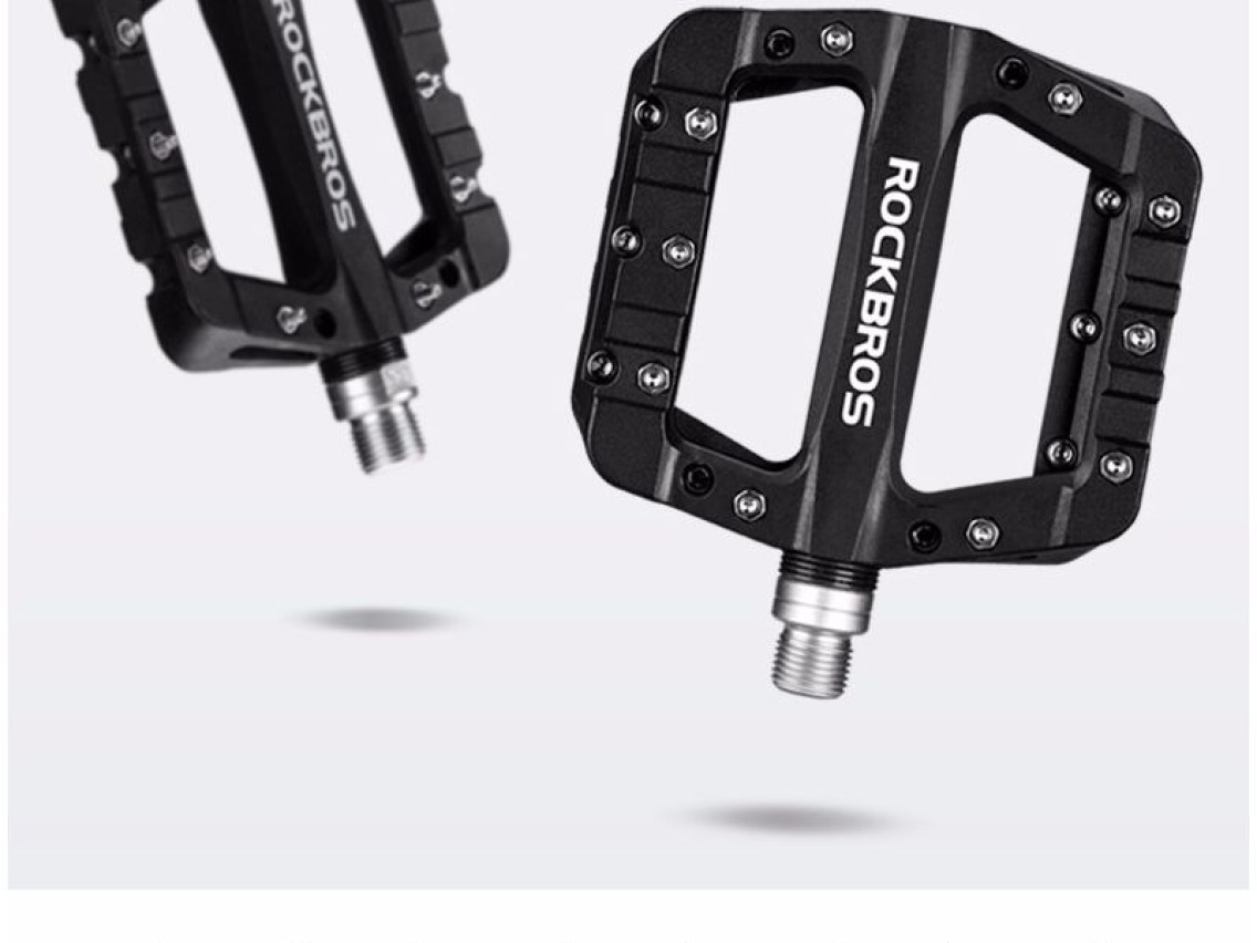 Rockbros 2017-12CBK Nylon Bicycle Pedals - Black