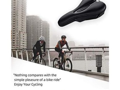 Rockbros LF047-S silicone gel bicycle seat cover size M - black