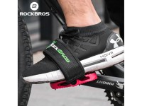 Correas para pedales de bicicleta Rockbros GZT1001BK (2 unidades) - Negras
