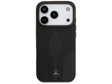 Mercedes Leather The Move MagSafe Case for iPhone 17 Pro - Black Mercedes Leather The Move MagSafe Case for iPhone 17 Pro - Black
