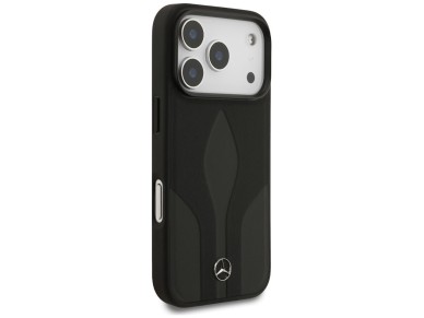 Mercedes Leather The Move MagSafe Case for iPhone 17 Pro - Black Mercedes Leather The Move MagSafe Case for iPhone 17 Pro - Black