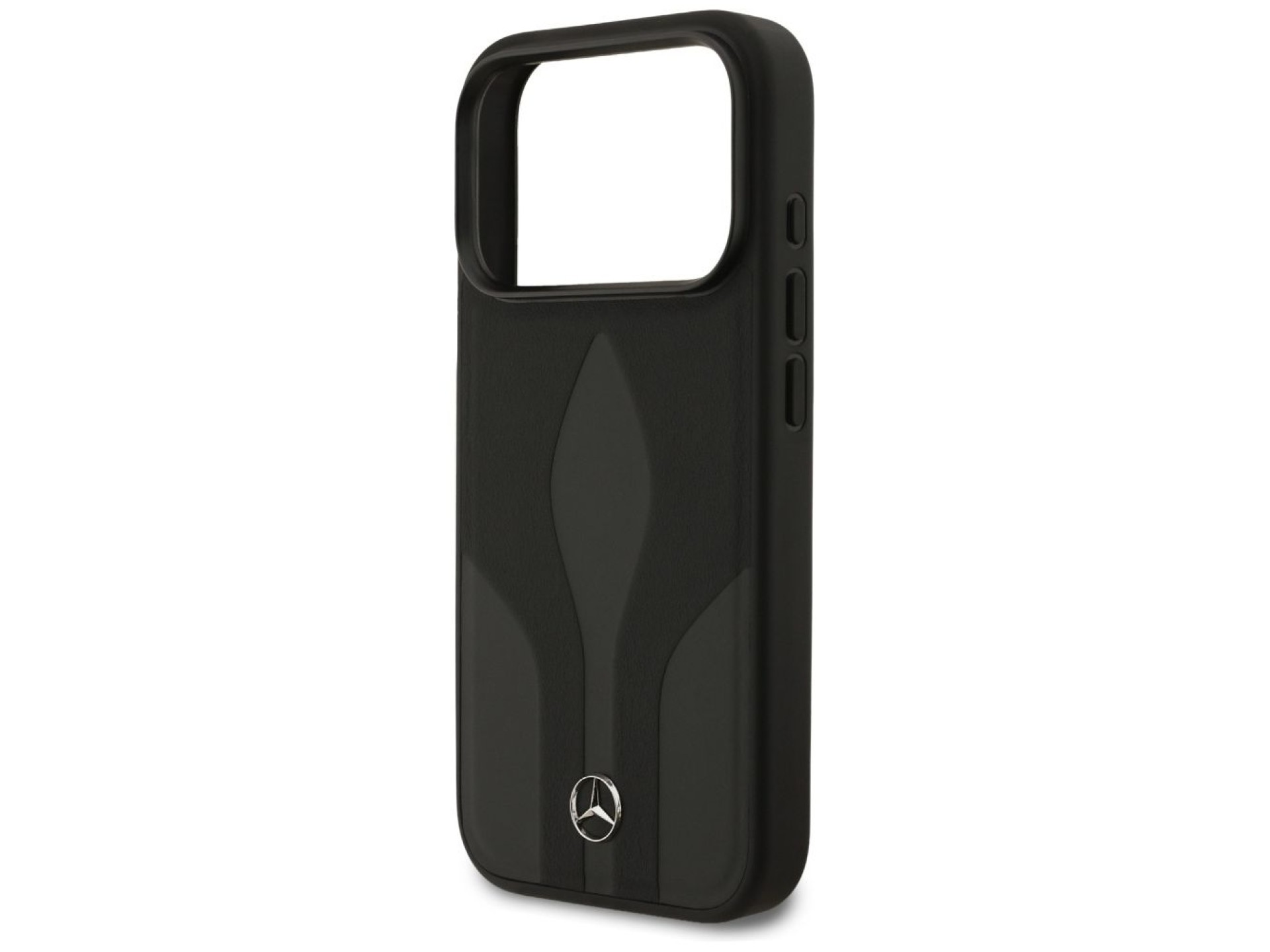 Capa Mercedes The Move MagSafe em couro para iPhone 17 Pro - Preta