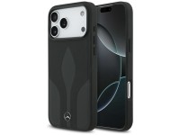 Capa Mercedes The Move MagSafe em couro para iPhone 17 Pro Max - Preta Capa Mercedes The Move MagSafe em couro para iPhone 17 Pro Max - Preta