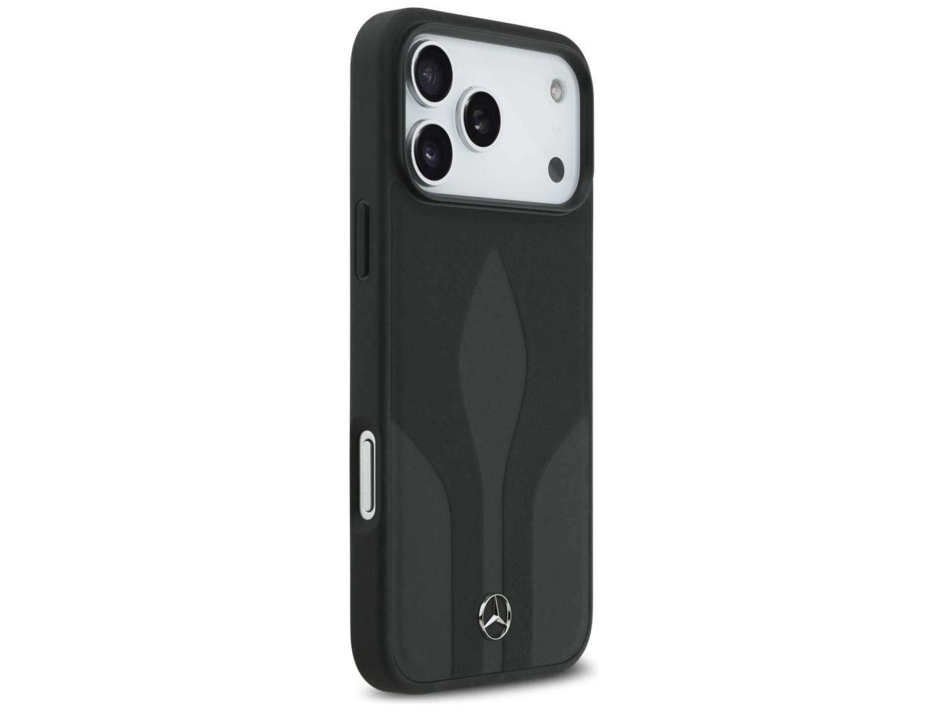 Capa Mercedes The Move MagSafe em couro para iPhone 17 Pro Max - Preta
