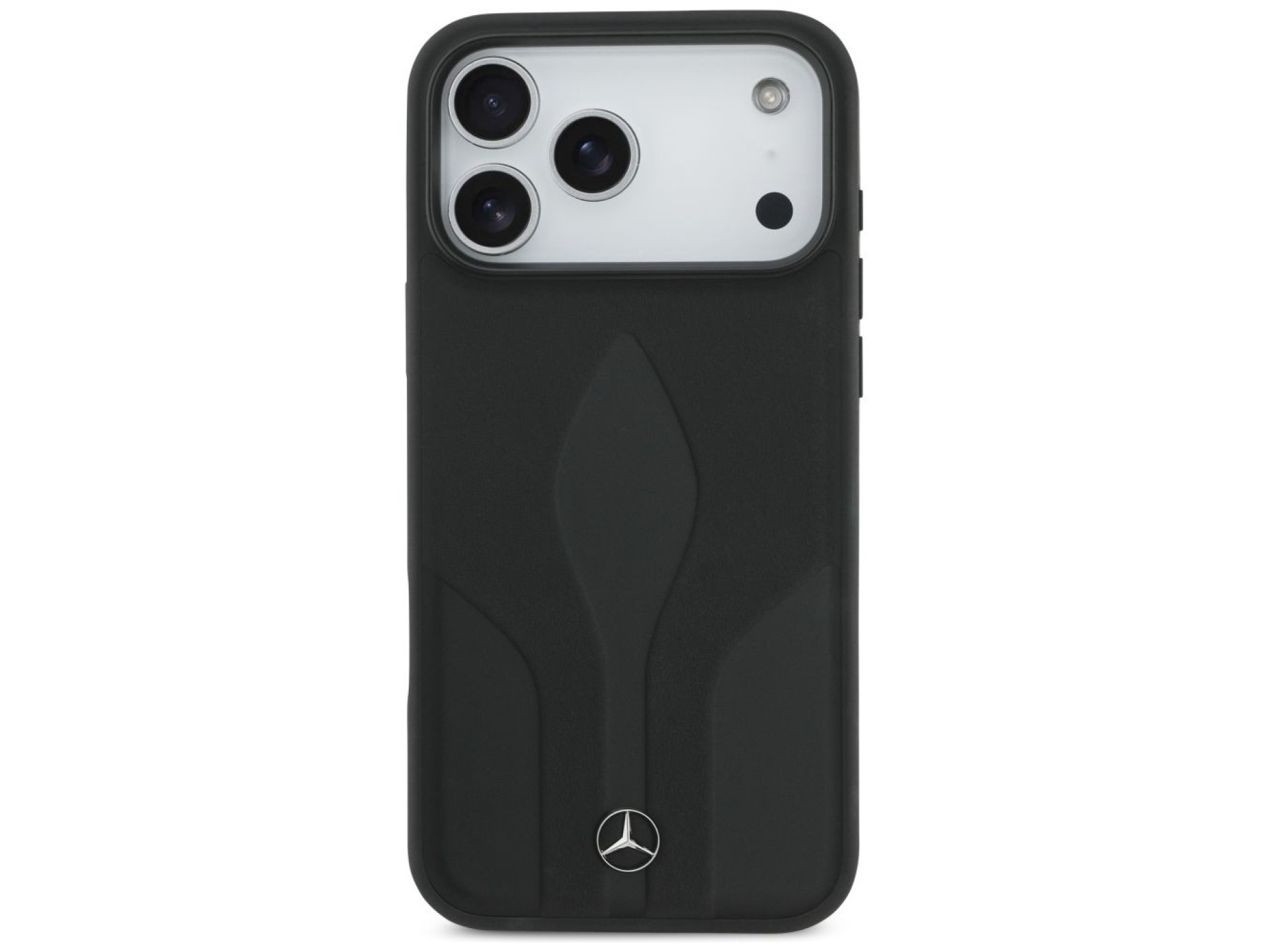 Capa Mercedes The Move MagSafe em couro para iPhone 17 Pro Max - Preta