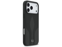 Capa Mercedes The Move MagSafe em couro para iPhone 17 Pro Max - Preta Capa Mercedes The Move MagSafe em couro para iPhone 17 Pro Max - Preta