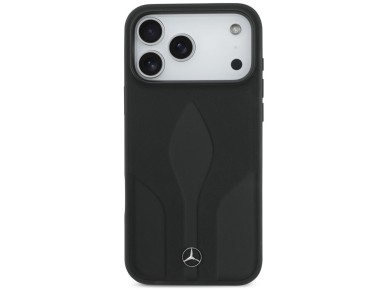 Mercedes Leather The Move MagSafe Case for iPhone 17 Pro Max - Black Mercedes Leather The Move MagSafe Case for iPhone 17 Pro Max - Black