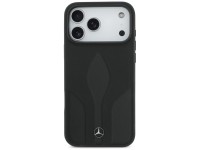 Capa Mercedes The Move MagSafe em couro para iPhone 17 Pro Max - Preta Capa Mercedes The Move MagSafe em couro para iPhone 17 Pro Max - Preta