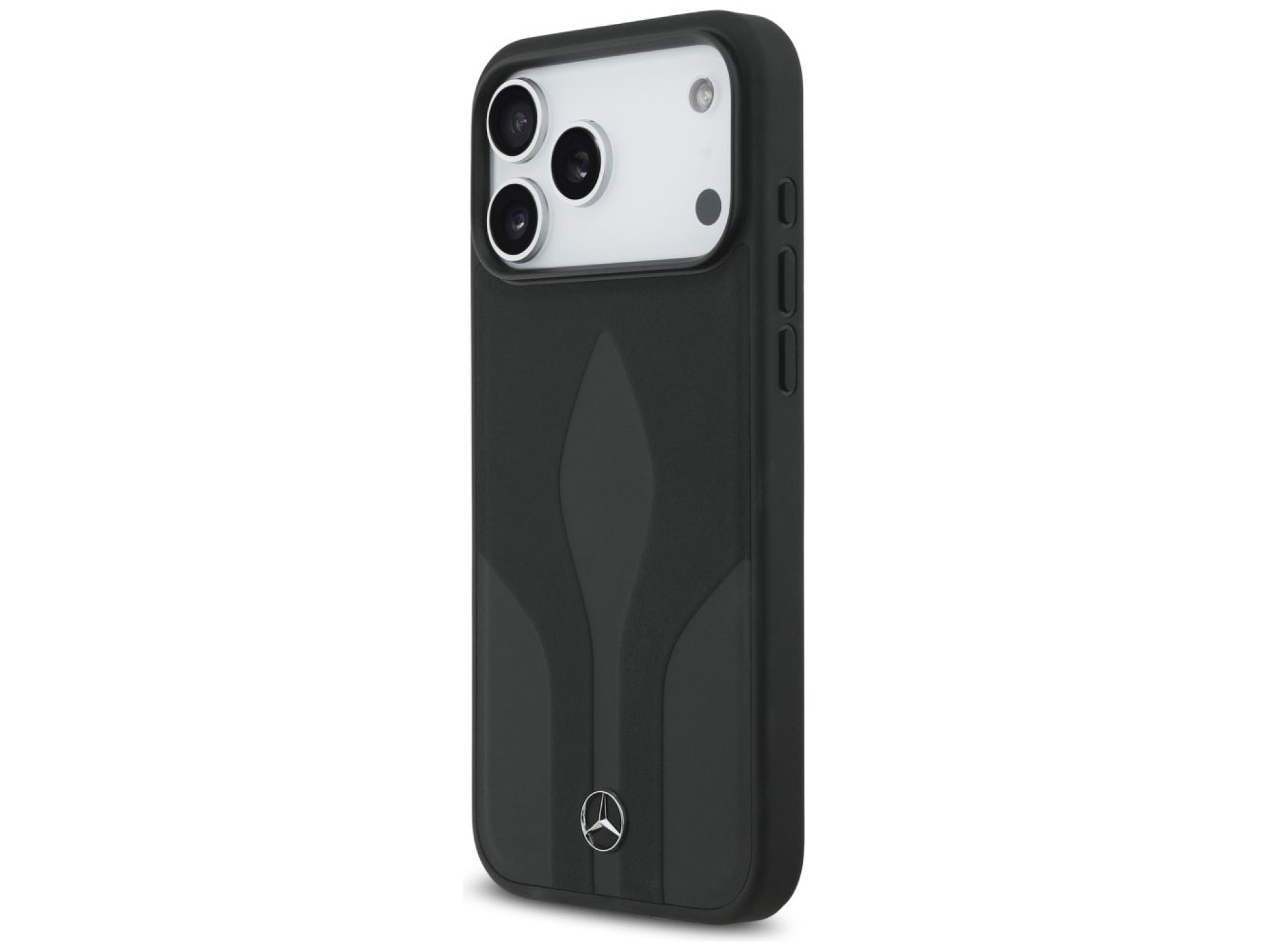 Capa Mercedes The Move MagSafe em couro para iPhone 17 Pro Max - Preta