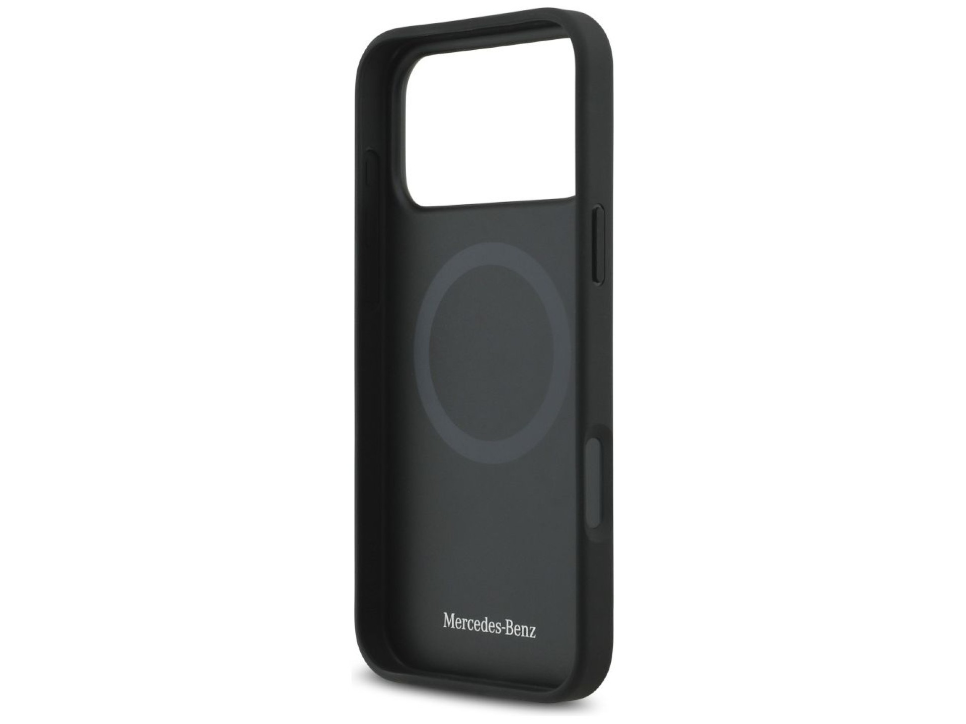 Capa Mercedes The Move MagSafe em couro para iPhone 17 Pro Max - Preta