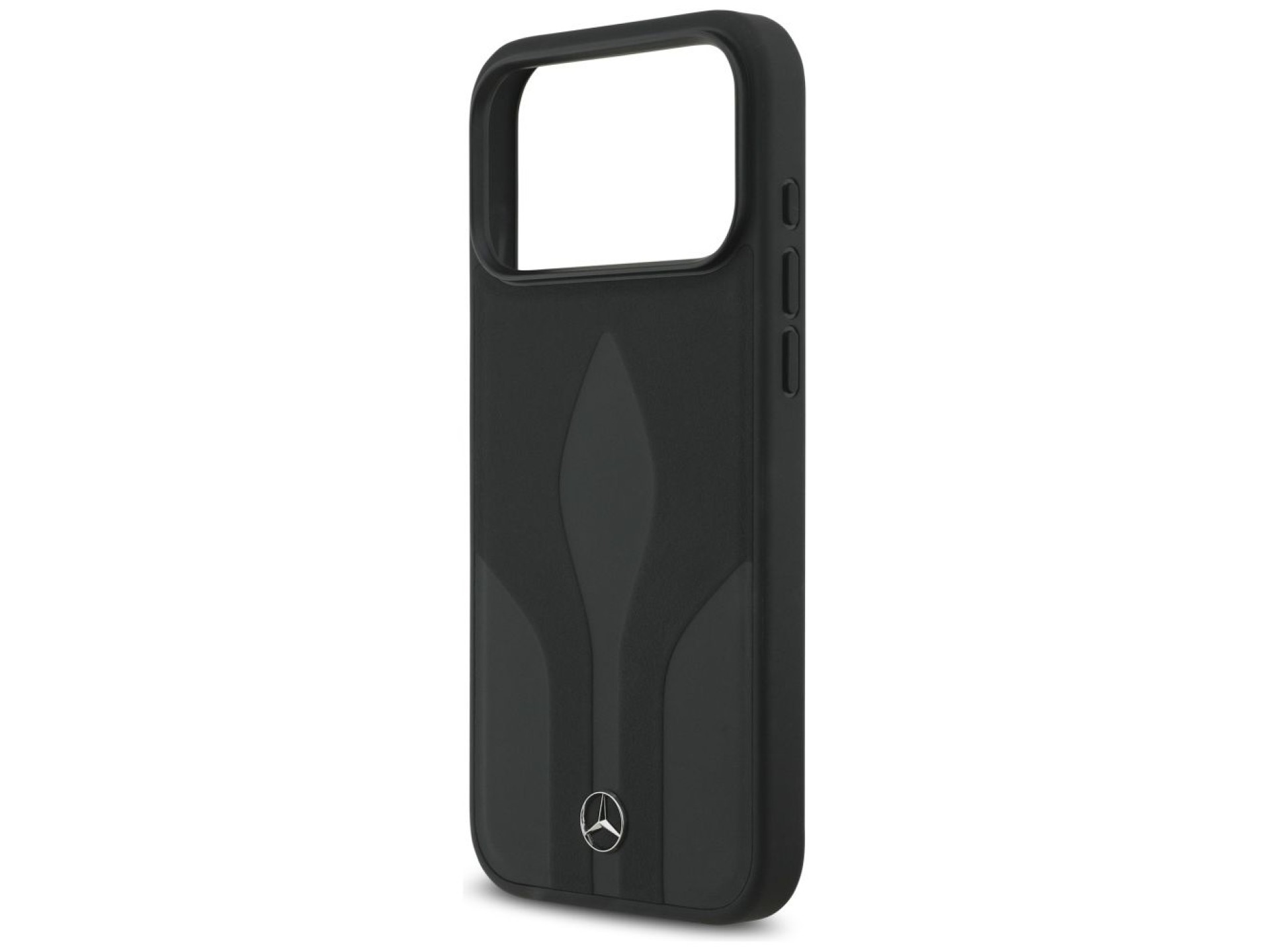 Capa Mercedes The Move MagSafe em couro para iPhone 17 Pro Max - Preta