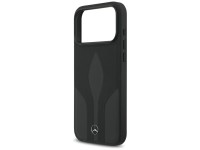 Capa Mercedes The Move MagSafe em couro para iPhone 17 Pro Max - Preta Capa Mercedes The Move MagSafe em couro para iPhone 17 Pro Max - Preta