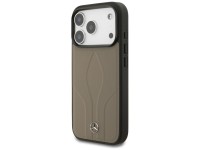 Funda Mercedes de piel The Move MagSafe para iPhone 17 Pro - Beige Funda Mercedes de piel The Move MagSafe para iPhone 17 Pro - Beige