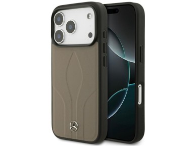 Mercedes Leather The Move MagSafe Case for iPhone 17 Pro - Beige Mercedes Leather The Move MagSafe Case for iPhone 17 Pro - Beige