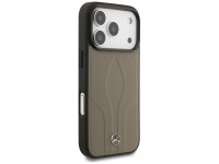 Funda Mercedes de piel The Move MagSafe para iPhone 17 Pro - Beige Funda Mercedes de piel The Move MagSafe para iPhone 17 Pro - Beige