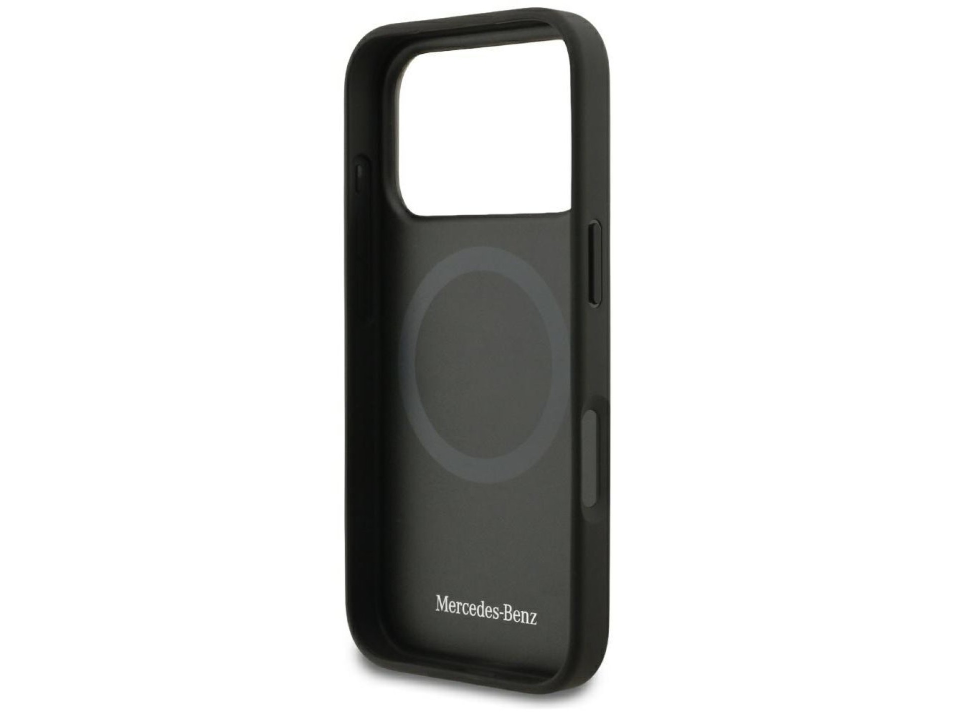 Capa Mercedes The Move MagSafe em couro para iPhone 17 Pro - Bege