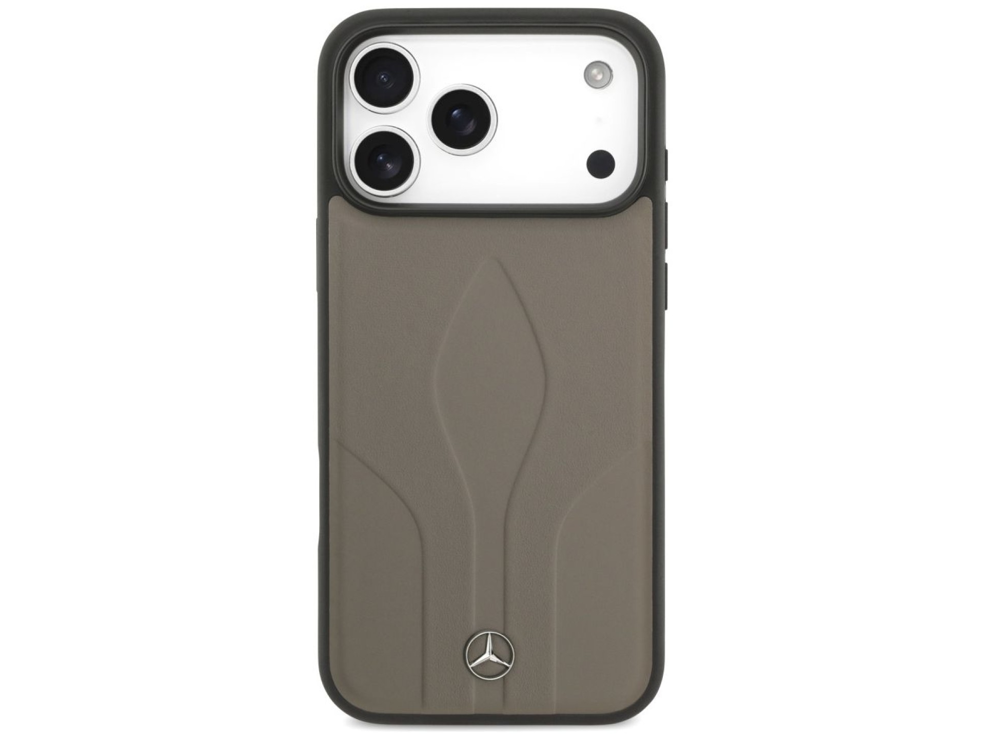 Funda Mercedes de piel The Move MagSafe para iPhone 17 Pro Max - Beige