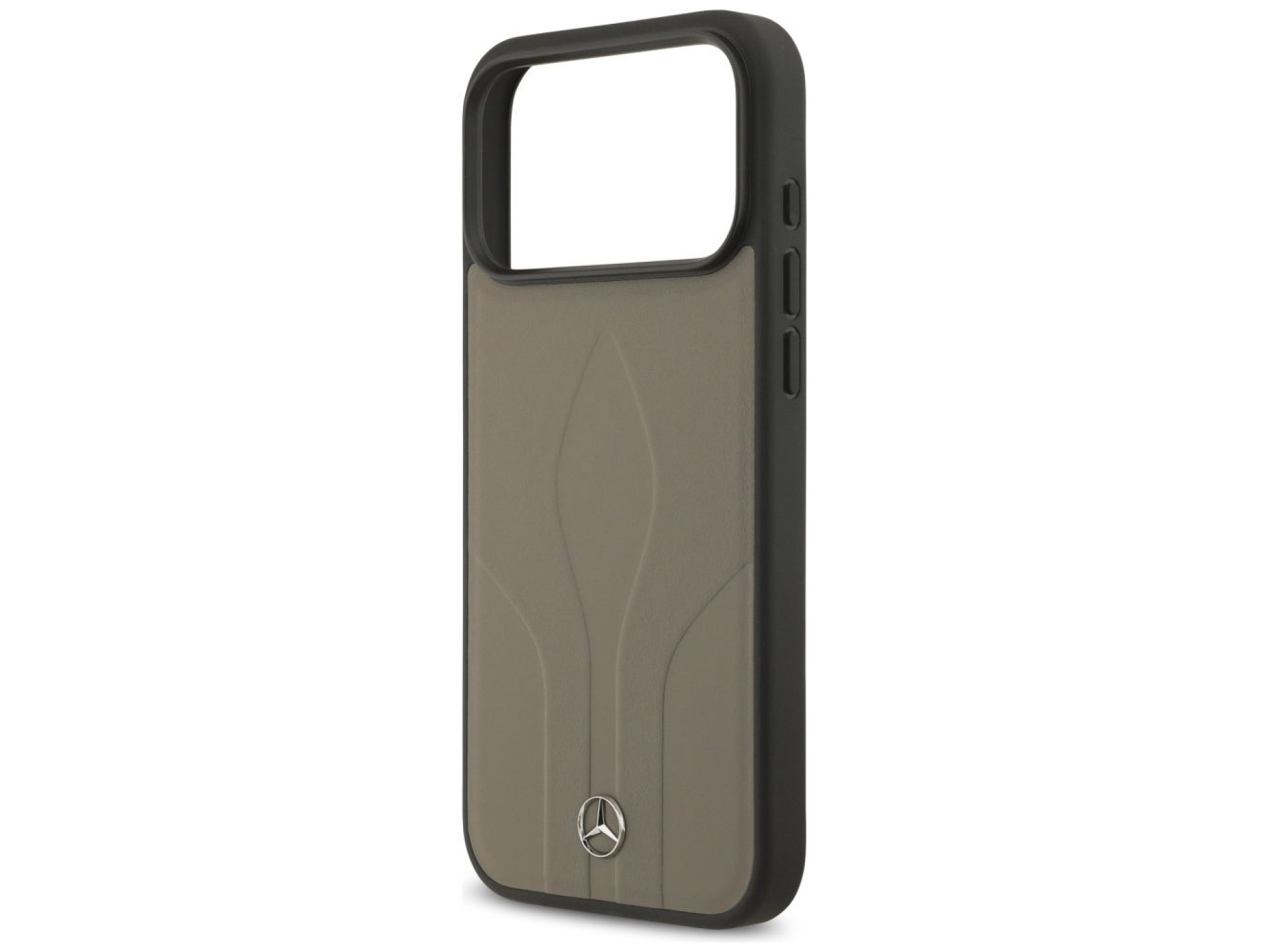 Funda Mercedes de piel The Move MagSafe para iPhone 17 Pro Max - Beige