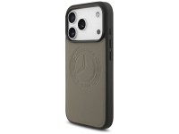 Funda MagSafe de piel Mercedes con logo vintage para iPhone 17 Pro - Beige Funda MagSafe de piel Mercedes con logo vintage para iPhone 17 Pro - Beige