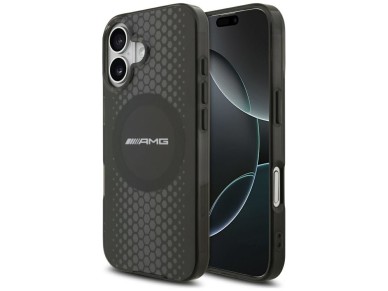AMG Double Layer Transparent Graphics MagSafe case for iPhone 17 - black AMG Double Layer Transparent Graphics MagSafe case for iPhone 17 - black