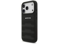 Capa AMG em couro com logotipo em relevo para iPhone 17 Pro - Preta Capa AMG em couro com logotipo em relevo para iPhone 17 Pro - Preta