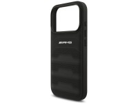 Capa AMG em couro com logotipo em relevo para iPhone 17 Pro - Preta Capa AMG em couro com logotipo em relevo para iPhone 17 Pro - Preta