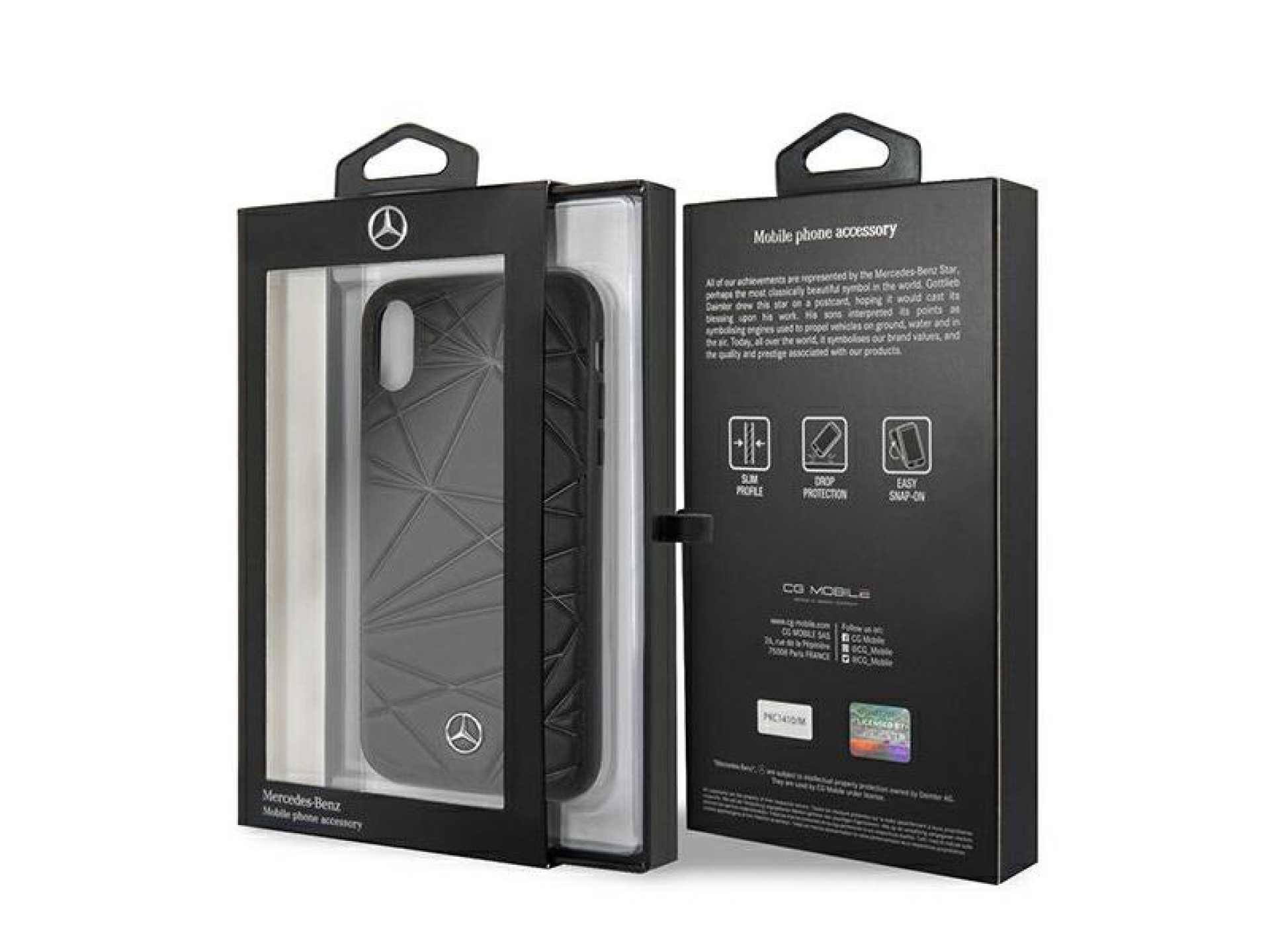 Capa Mercedes Twister para iPhone XR - Preta