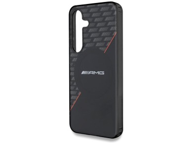 AMG Double Layer Rhombs MagSafe Case for Samsung Galaxy S25 - Black/Red AMG Double Layer Rhombs MagSafe Case for Samsung Galaxy S25 - Black/Red