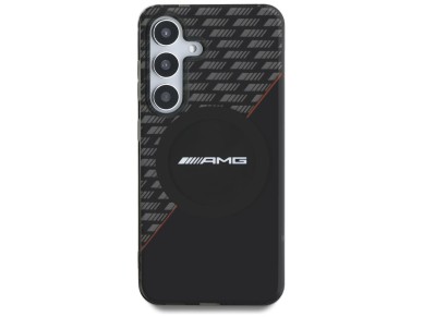 AMG Double Layer Rhombs MagSafe Case for Samsung Galaxy S25 - Black/Red AMG Double Layer Rhombs MagSafe Case for Samsung Galaxy S25 - Black/Red
