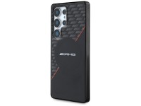 Capa AMG Double Layer Rhombs MagSafe para Samsung Galaxy S25 Ultra - Preto/Vermelho