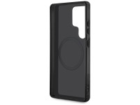 Capa AMG Double Layer Rhombs MagSafe para Samsung Galaxy S25 Ultra - Preto/Vermelho