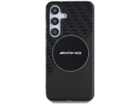 Capa AMG transparente com losangos e MagSafe para Samsung Galaxy S25 - Preta Capa AMG transparente com losangos e MagSafe para Samsung Galaxy S25 - Preta
