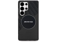 Capa AMG transparente com losangos e MagSafe para Samsung Galaxy S25 Ultra - Preta Capa AMG transparente com losangos e MagSafe para Samsung Galaxy S25 Ultra - Preta