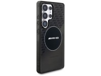 Capa AMG transparente com losangos e MagSafe para Samsung Galaxy S25 Ultra - Preta Capa AMG transparente com losangos e MagSafe para Samsung Galaxy S25 Ultra - Preta