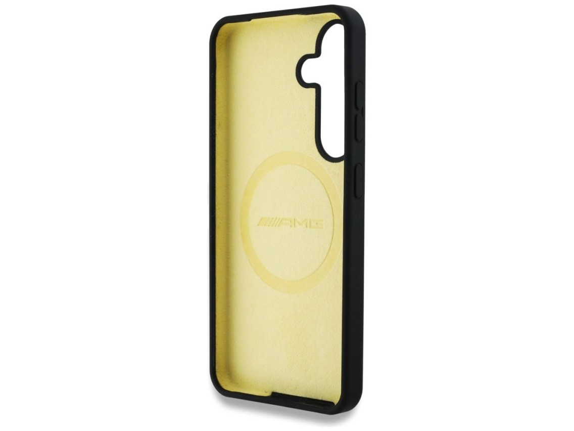 Capa AMG Oversize Rhombs MagSafe para Samsung Galaxy S25 - Preta