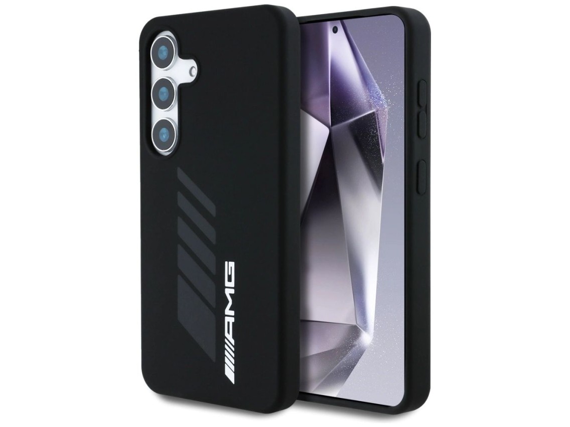 Capa AMG Oversize Rhombs MagSafe para Samsung Galaxy S25 - Preta
