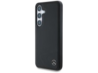 Mercedes Leather Horizontal Debossed Curves MagSafe Case for Samsung Galaxy S25 - Black Mercedes Leather Horizontal Debossed Curves MagSafe Case for Samsung Galaxy S25 - Black