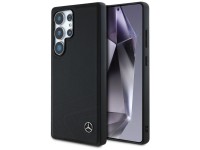 Capa MagSafe em couro Mercedes com curvas horizontais em relevo para Samsung Galaxy S25 Ultra - Pret Capa MagSafe em couro Mercedes com curvas horizontais em relevo para Samsung Galaxy S25 Ultra - Pret
