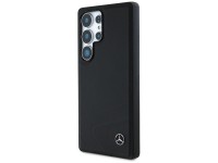 Capa MagSafe em couro Mercedes com curvas horizontais em relevo para Samsung Galaxy S25 Ultra - Pret Capa MagSafe em couro Mercedes com curvas horizontais em relevo para Samsung Galaxy S25 Ultra - Pret