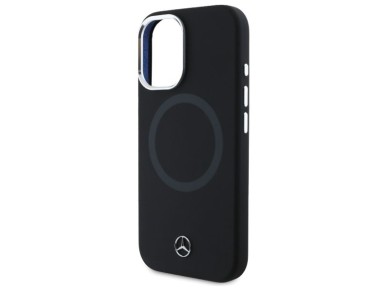 Mercedes MEHMP16S23SUTTK iPhone 16 6.1" black/black hardcase Silicone Tonal Logo MagSafe Mercedes MEHMP16S23SUTTK iPhone 16 6.1" black/black hardcase Silicone Tonal Logo MagSafe
