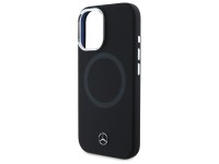 Mercedes MEHMP16S23SUTTK iPhone 16 6.1" negro/negro funda rígida de silicona con logotipo tonal MagS Mercedes MEHMP16S23SUTTK iPhone 16 6.1" negro/negro funda rígida de silicona con logotipo tonal MagS