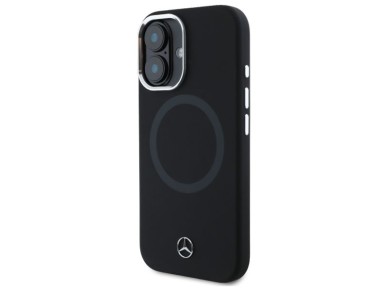 Mercedes MEHMP16S23SUTTK iPhone 16 6.1" black/black hardcase Silicone Tonal Logo MagSafe Mercedes MEHMP16S23SUTTK iPhone 16 6.1" black/black hardcase Silicone Tonal Logo MagSafe