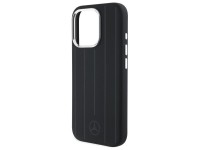 Mercedes MEHMP16L23SUVSK iPhone 16 Pro 6.3" capa rígida preta/preta com listras verticais em tom sob Mercedes MEHMP16L23SUVSK iPhone 16 Pro 6.3" capa rígida preta/preta com listras verticais em tom sob