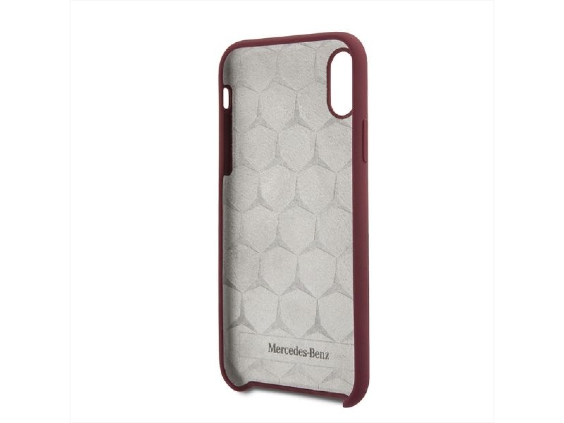 Capa de silicone Mercedes Line para iPhone X/XS - Vermelha