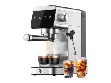 Cafeteira de Pist�o AMZCHEF CE-AZ-EM1501-SV (Prata)