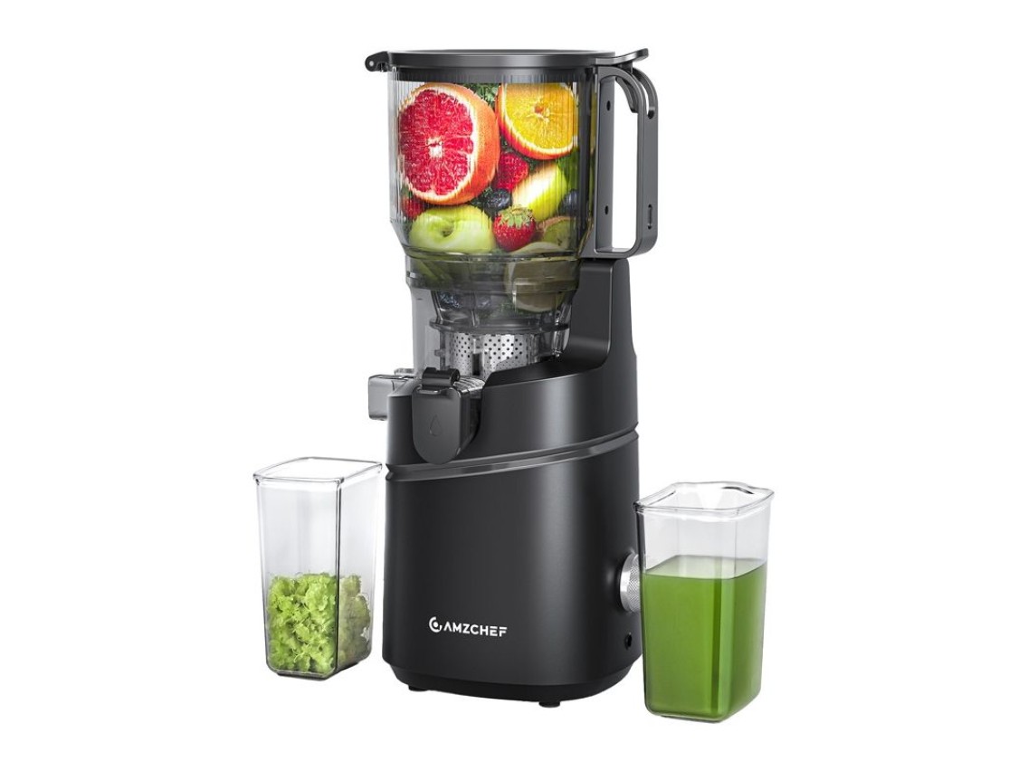 AMZCHEF SJ-036CBK Slow Juicer (Black)