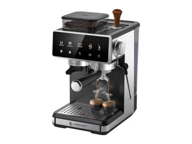 Cafeteira de Pist�o AMZCHEF CE-CM5560-SV (Prata)